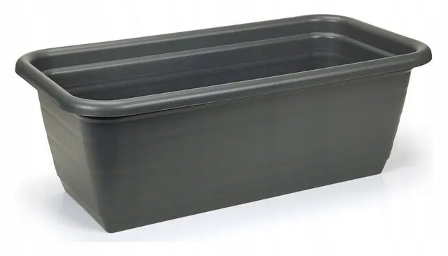 Balcony box Natura 1,0m anthracite Lamela
