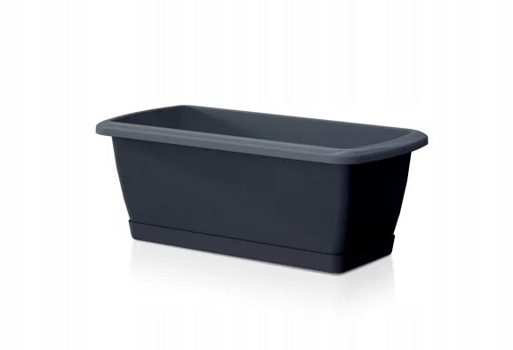 Balcony box with stand Respana Set ISE600P anthracite Prosperplast