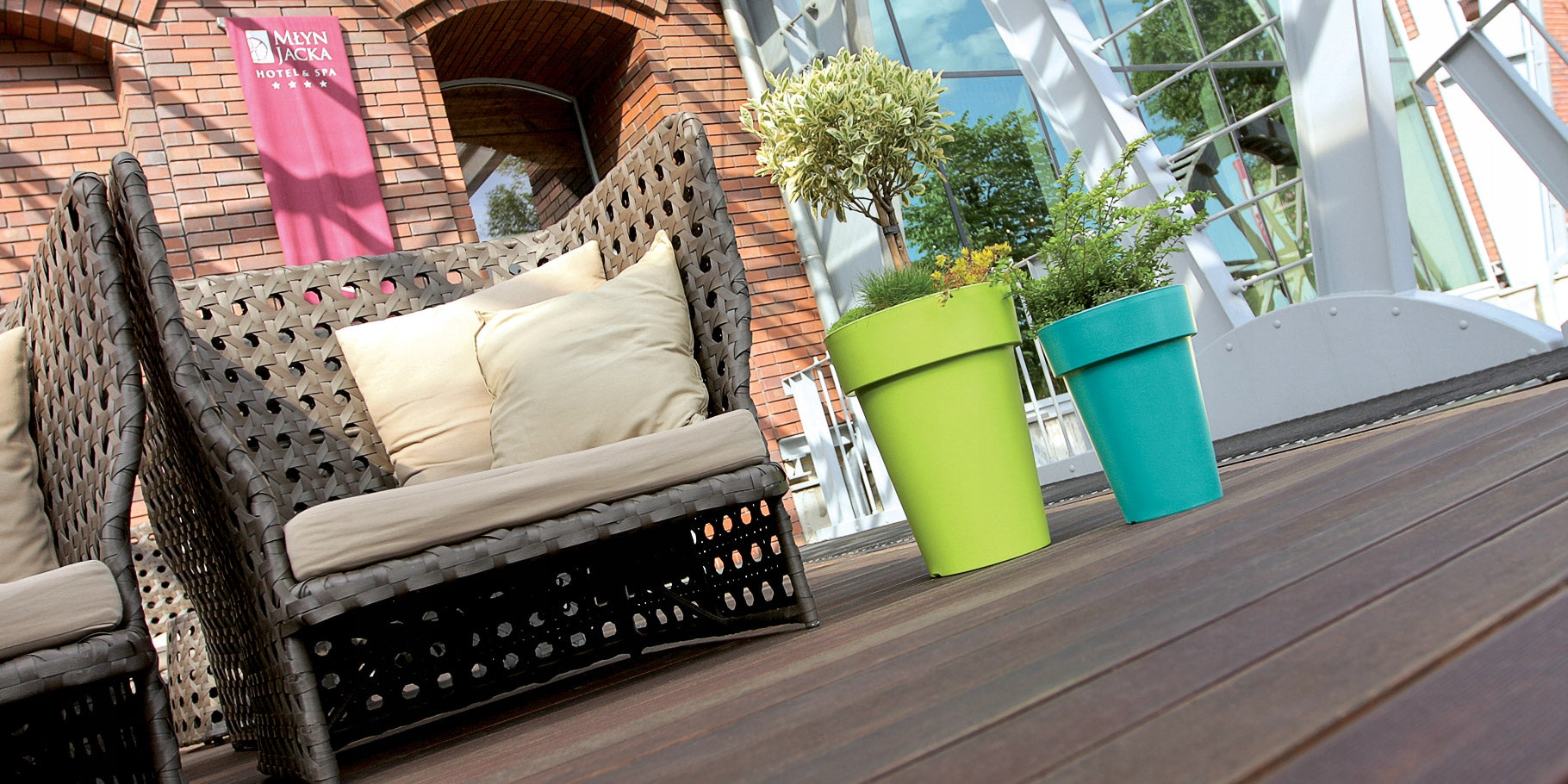 Balcony flower pot LOFLY RAILING DLOFR400 Anthracite Product width 26.6 cm