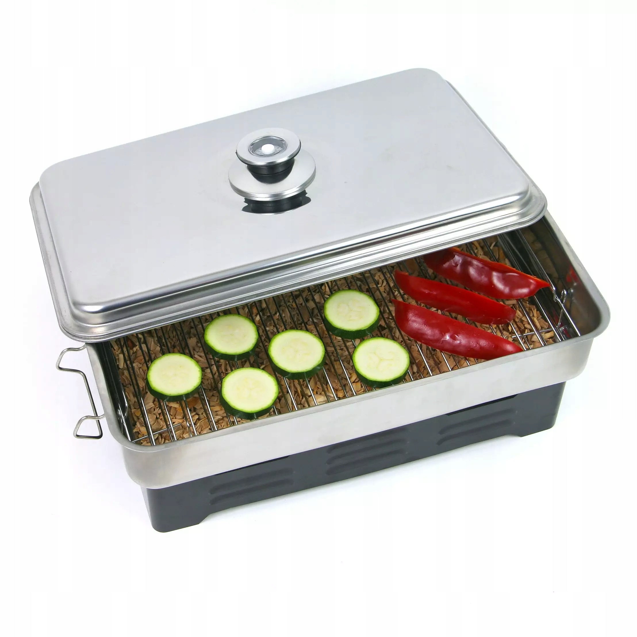 Balcony smoker with thermometer, Kinghoff, KH-1180 Material metal