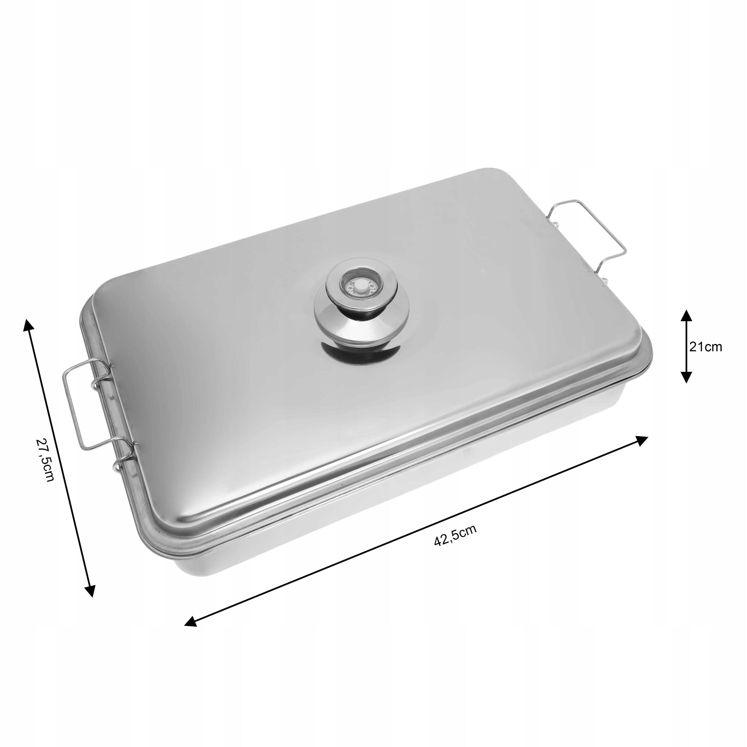 Balcony smoker with thermometer, Kinghoff, KH-1180 Product weight with unit packaging 4 kg