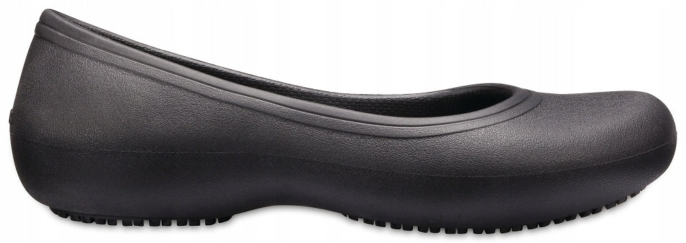 Crocs™ Kadee II flache Arbeitsschuhe für Damen, Schwarz 