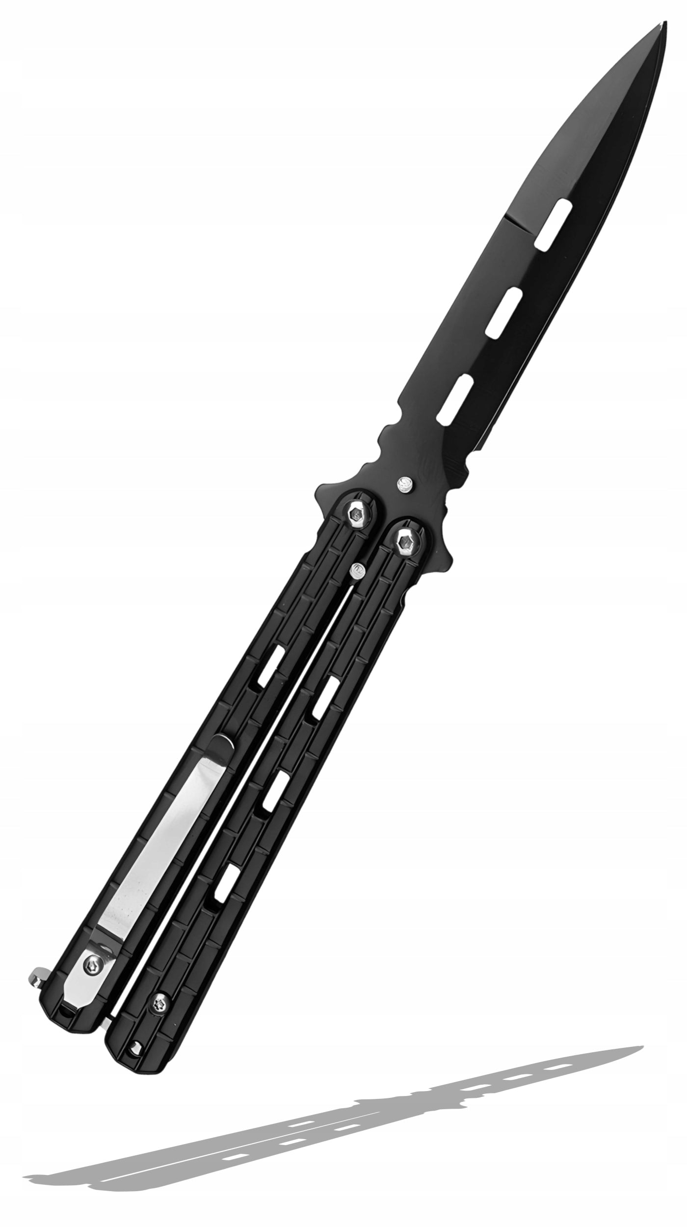 Balisong Butterfly Blunt CS GO Training Trainer Butterfly Knife Sharp Manufacturer code N498R