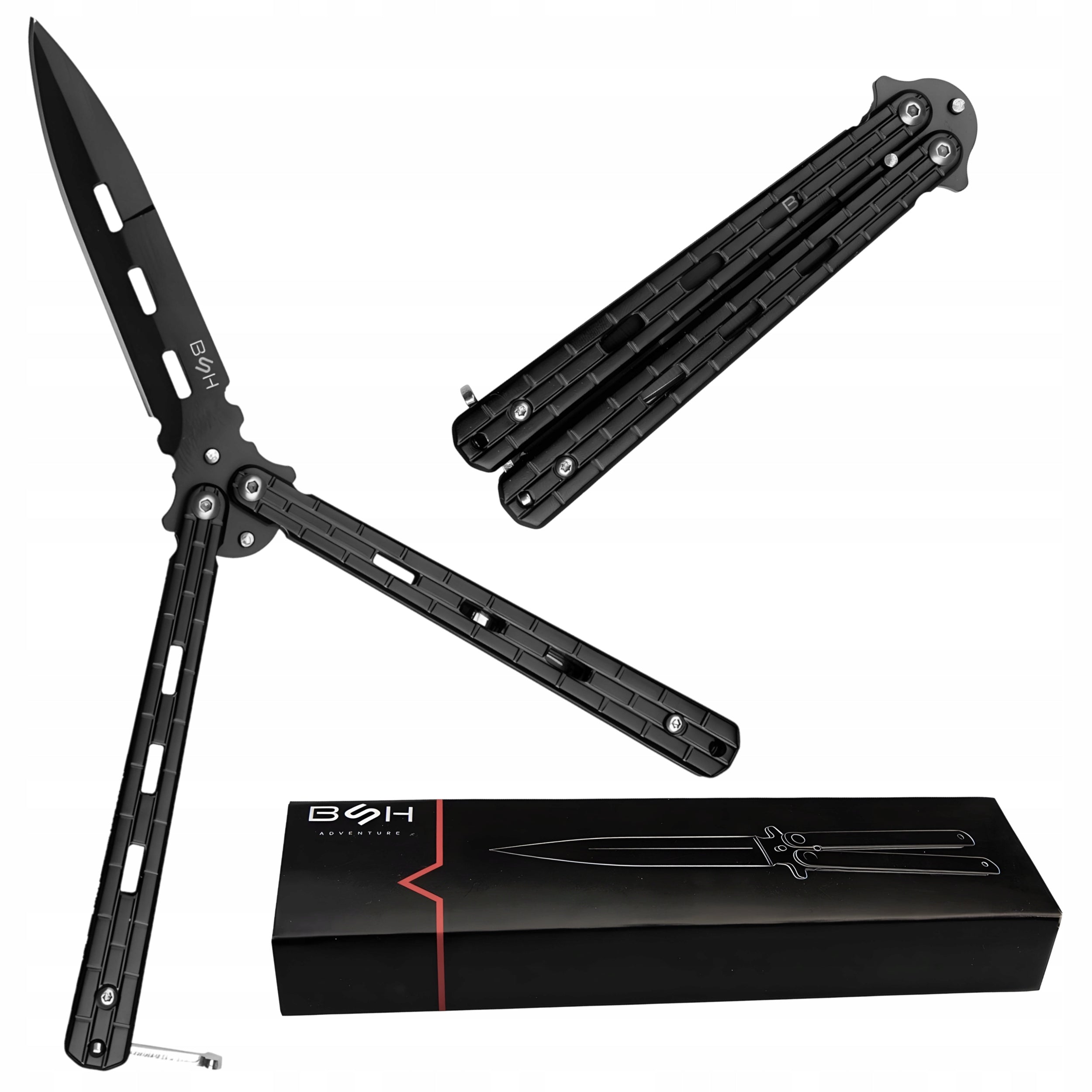 Balisong Butterfly Blunt CS GO Training Trainer Butterfly Knife Sharp
