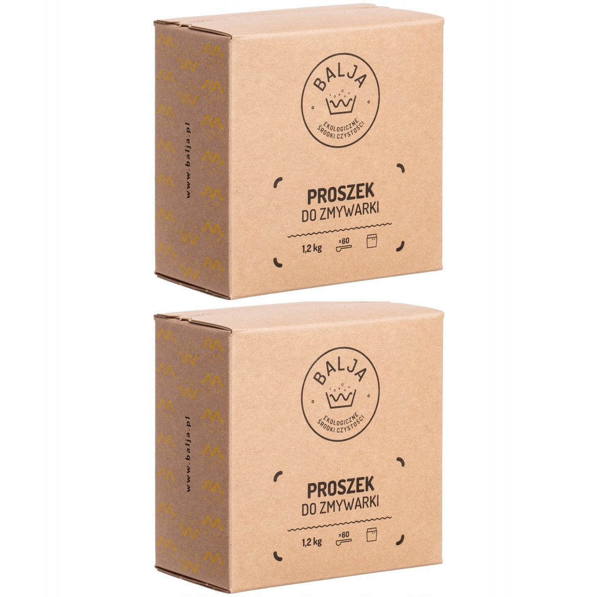 Balja Dishwasher Powder Eco-Friendly 100% Biodegradable 2x 60 Washes