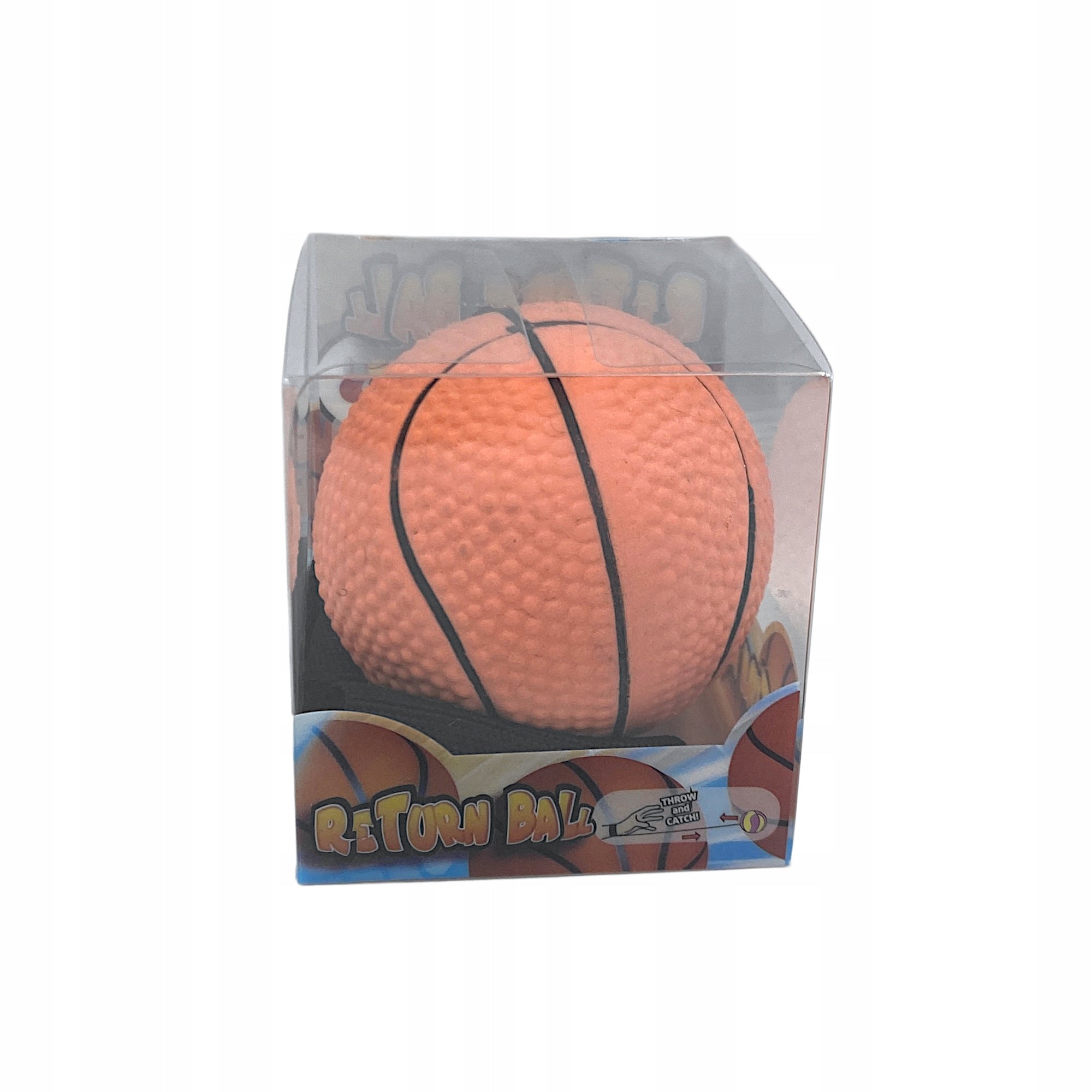 Ball returning on elastic BASKETBALL