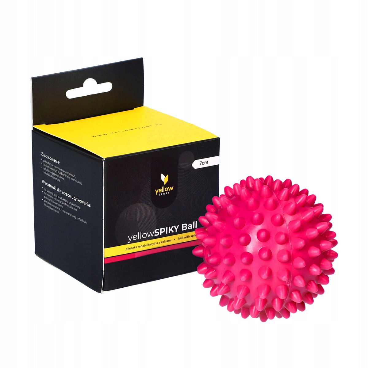 Ball with Spikes for Massage Sensory Rehabilitation Physiotherapy Packaging status original