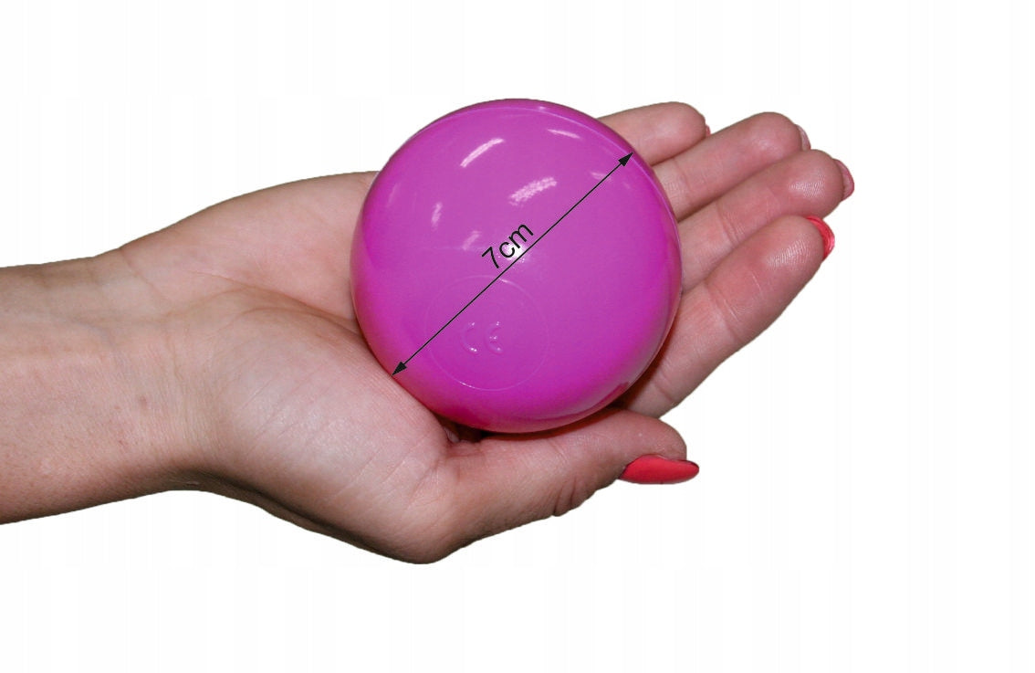 Balls SUPER QUALITY for swimming pool square toys BALLS 7cm 300pcs. EAN (GTIN) 5902533463176