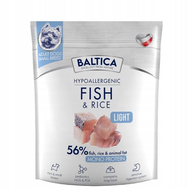 Baltica NUTRACEUTIC Adult Fish & Rice LIGHT XS/S 1kg