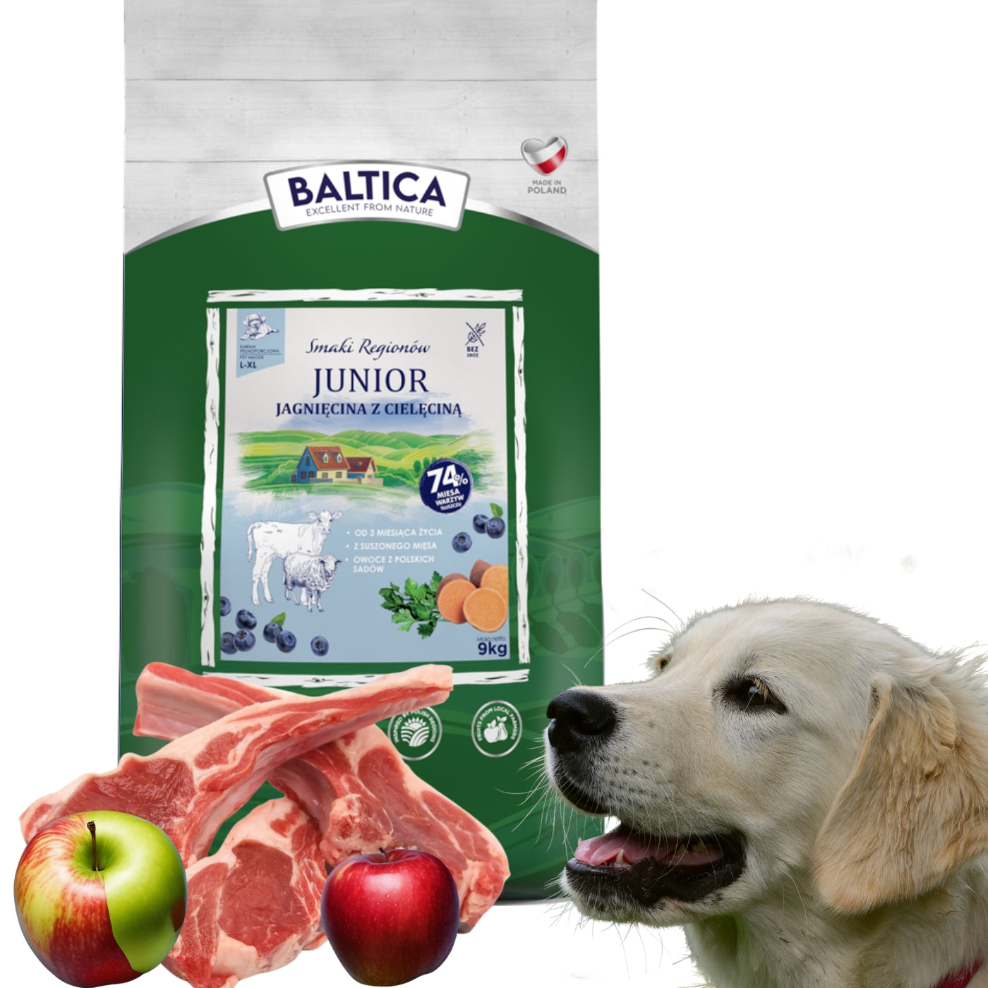 Baltica Tastes of Regions Junior Lamb with Veal XL 9kg