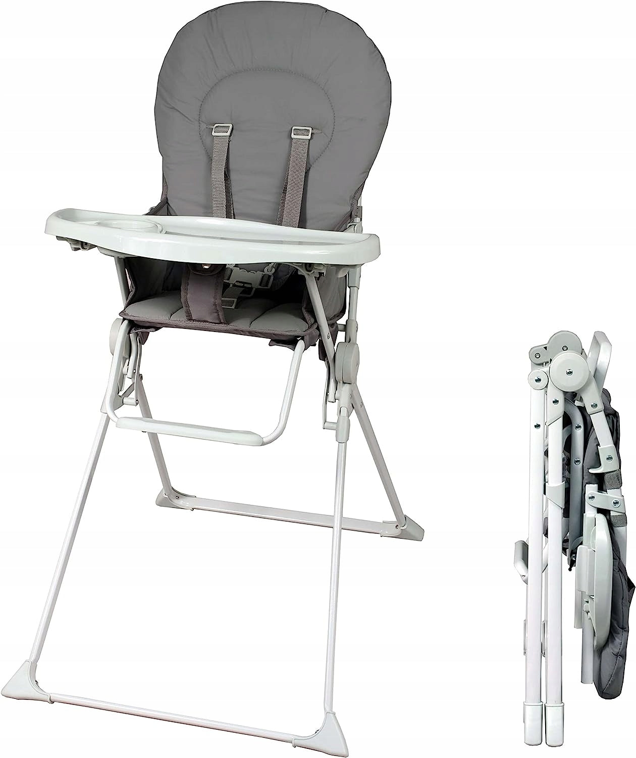 Bambisol Gray Folding Feeding Chair