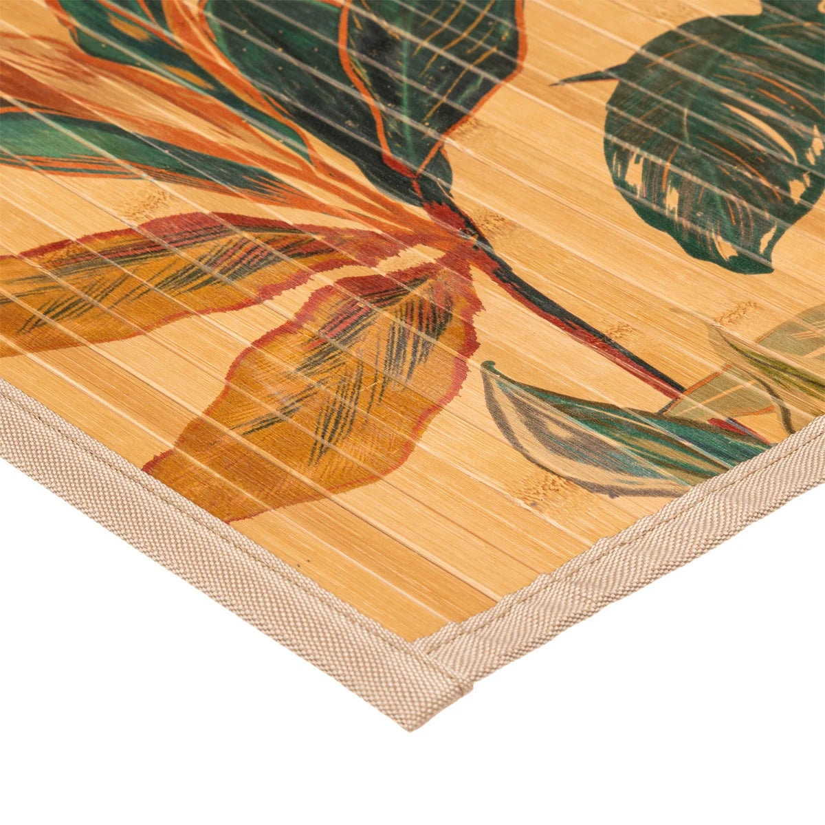 Bamboo BATHROOM MAT Palawan 50x80cm brown Material bamboo fiber