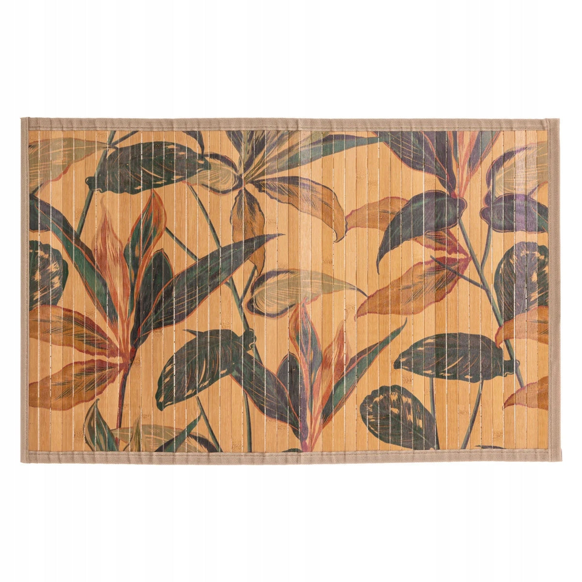 Bamboo BATHROOM MAT Palawan 50x80cm brown Shape rectangle