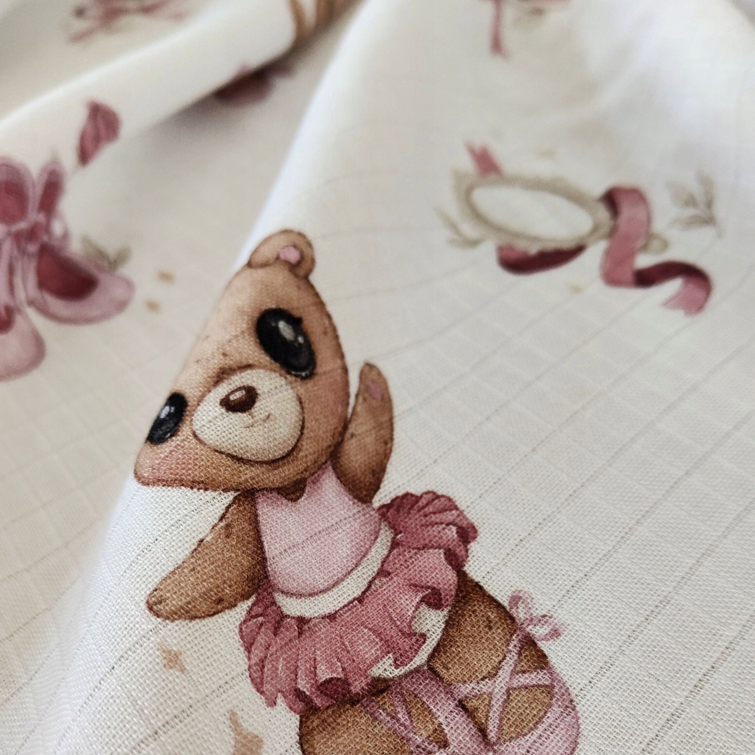 Bamboo Cotton Reusable Diaper 1pcs 65x65 cm Ballerina Manufacturer code 5907701446036