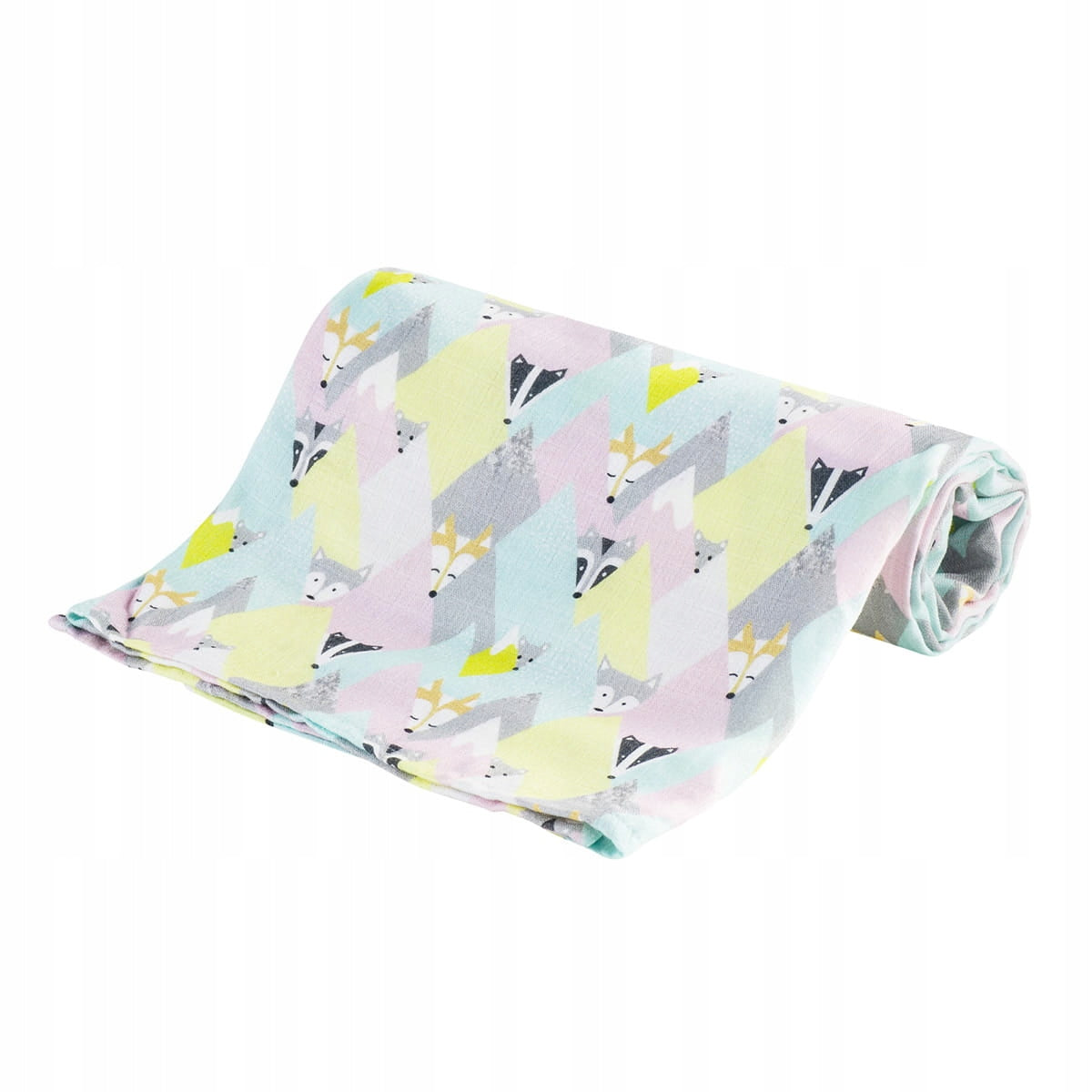 Bamboo Diaper 75x75 Animals Bocioland
