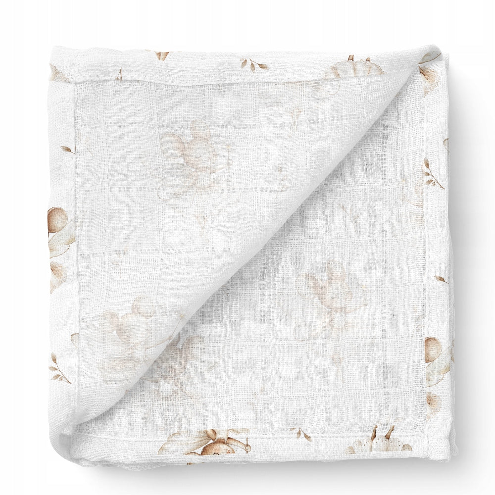 Bamboo Diaper 75x75 Mouse Kind bamboo