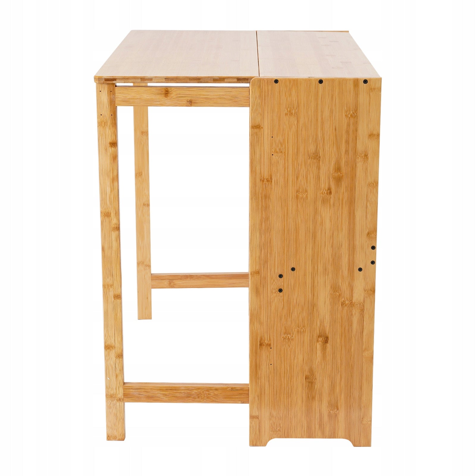 Bamboo Folding Desk for Small Spaces, Small Computer Desk with Bookshelf Manufacturer code fdg-40thkf