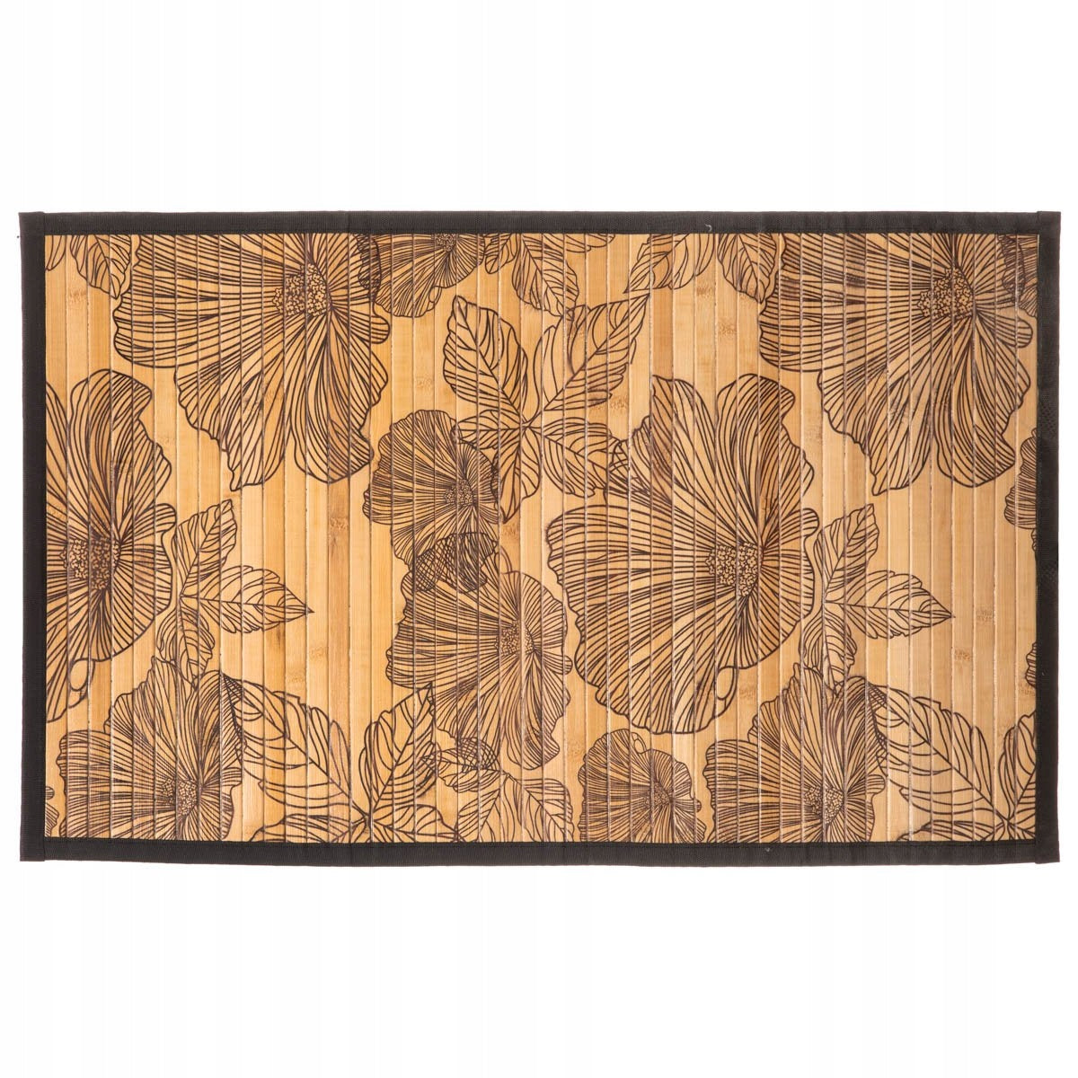 Bamboo Rug Anti-Slip Bathroom Mat Natural Pad 50x80 Thickness 3 mm