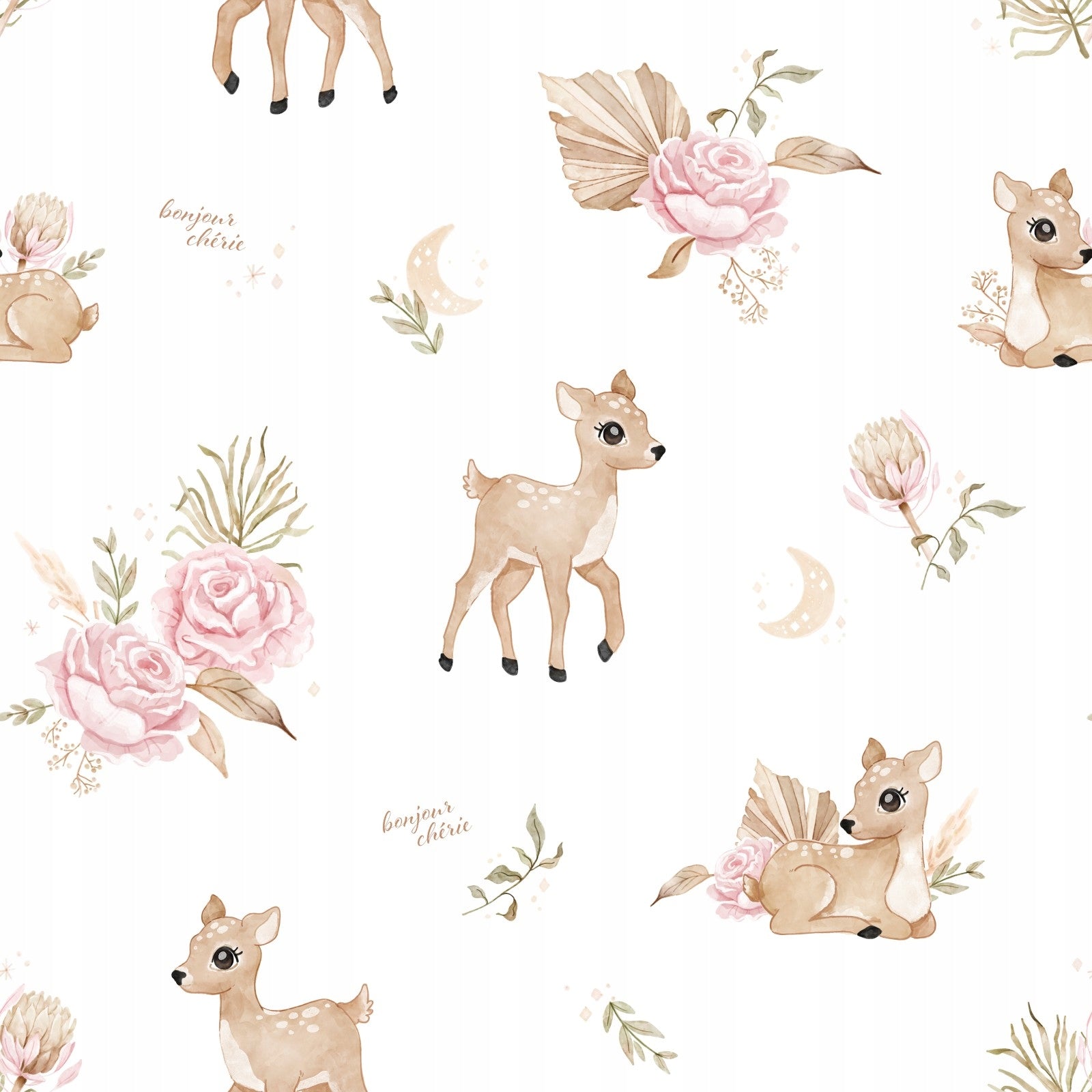 Bamboo cotton diaper 70x70 cm Sarenki Bonjour Cherie Kind bamboo