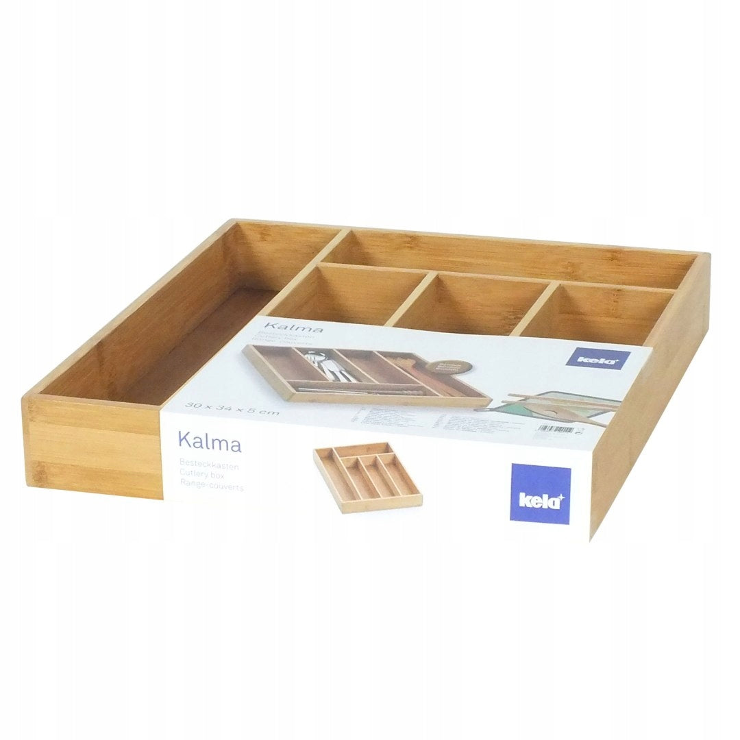 Bamboo cutlery insert KELA 30 x 34 x 5 cm Length 34 cm
