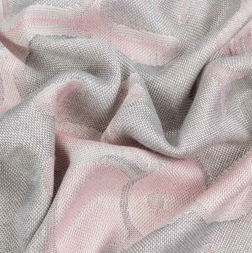 Bamboo diaper ANIMALS size 75x75, powder pink Packaging status original