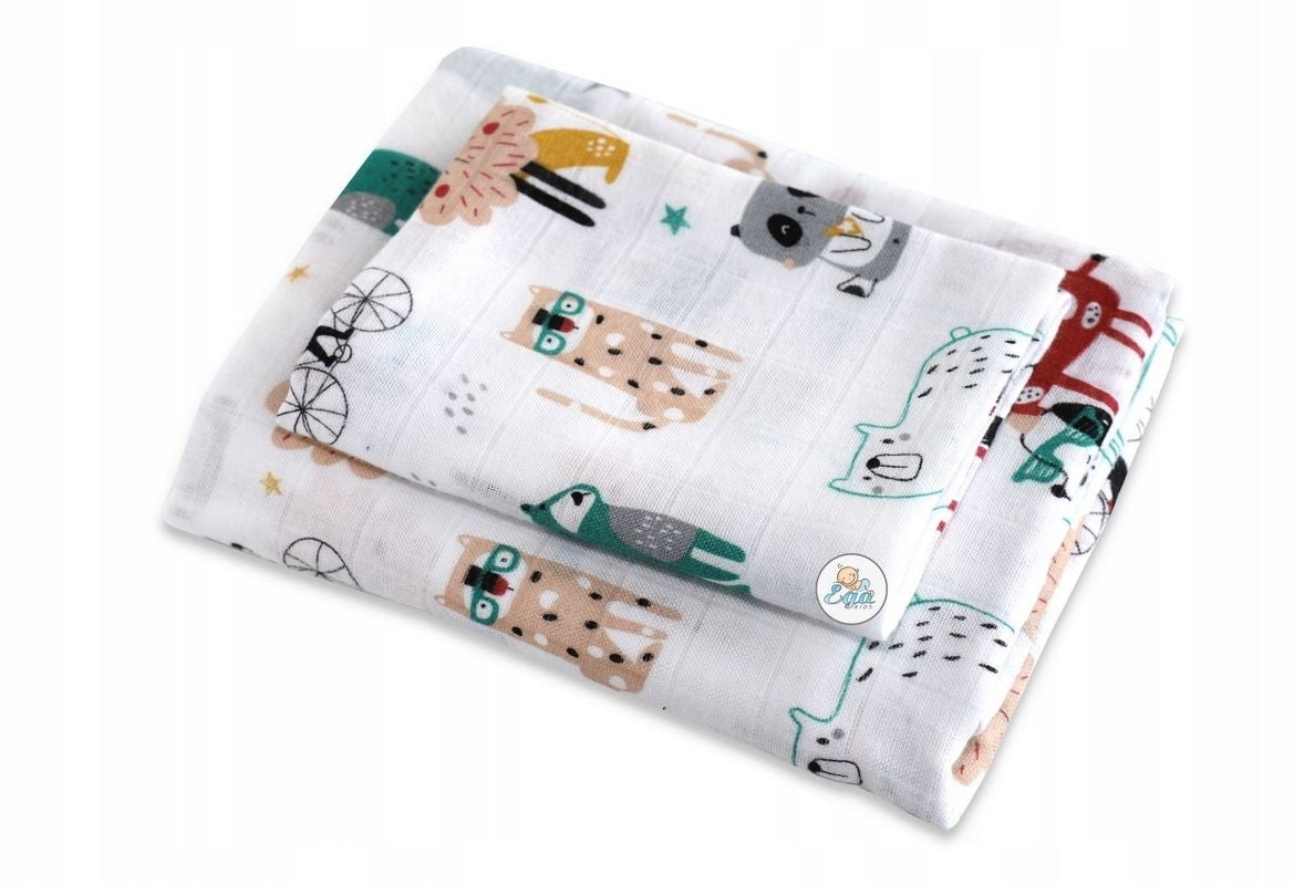 Bamboo diapers swaddle EGA 2 pcs. Medical device no