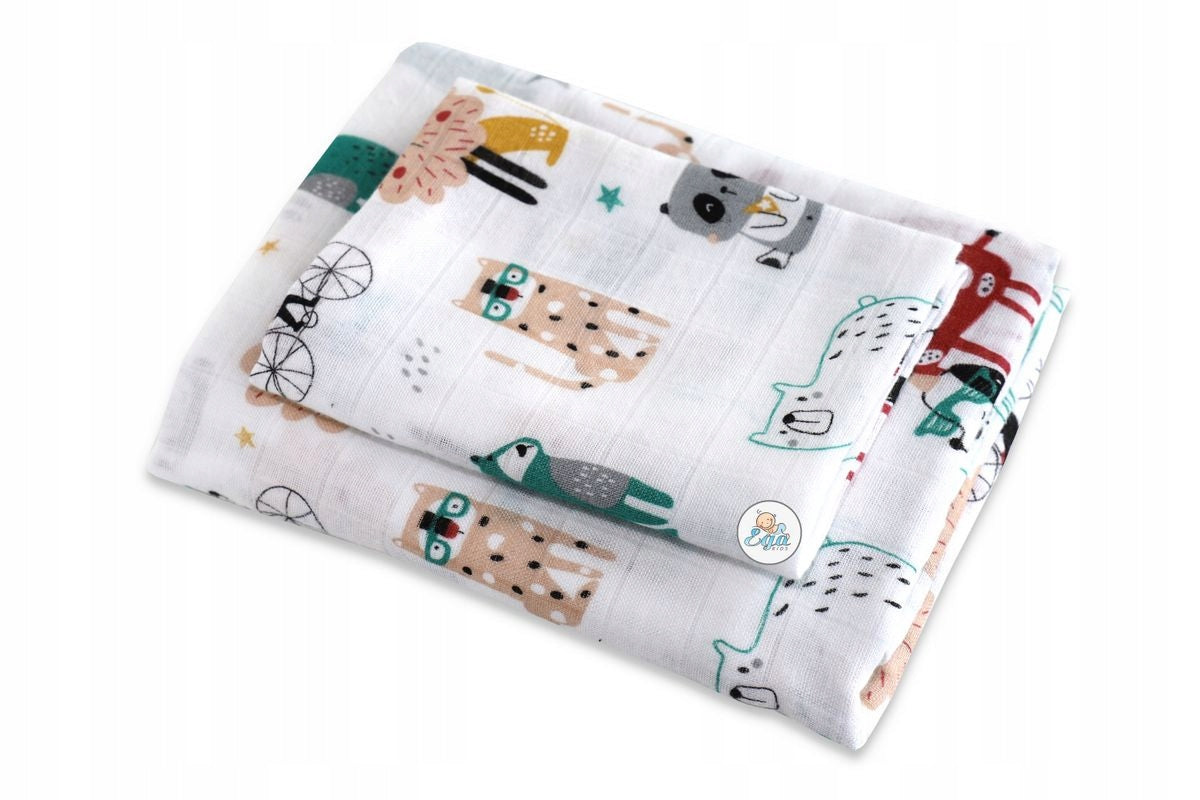 Bamboo diapers swaddle EGA 2 pcs. Packaging status original