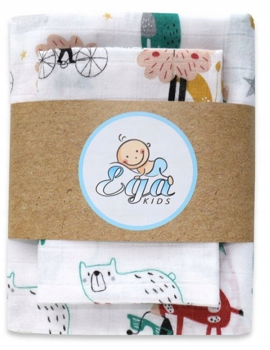 Bamboo diapers swaddle EGA 2 pcs.
