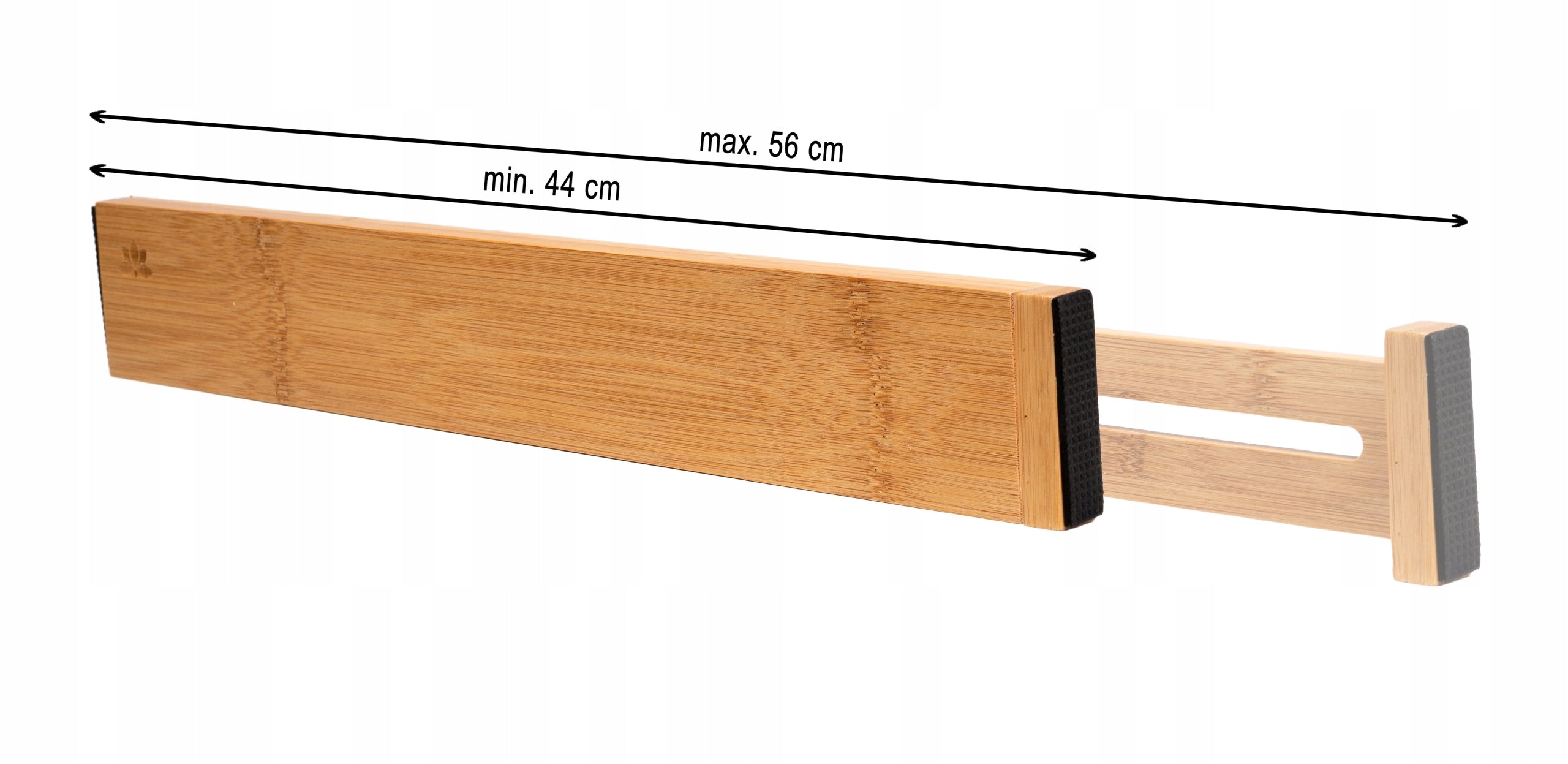 Bamboo dividers for drawers ORGANIZERS 44-56 cm, 4-pack. Packaging status original