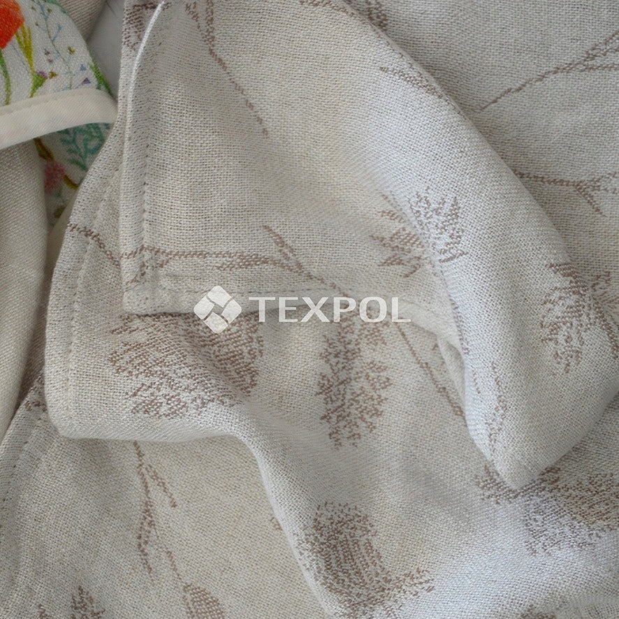 Bamboo-linen diapers Wild dill 75x75 cm