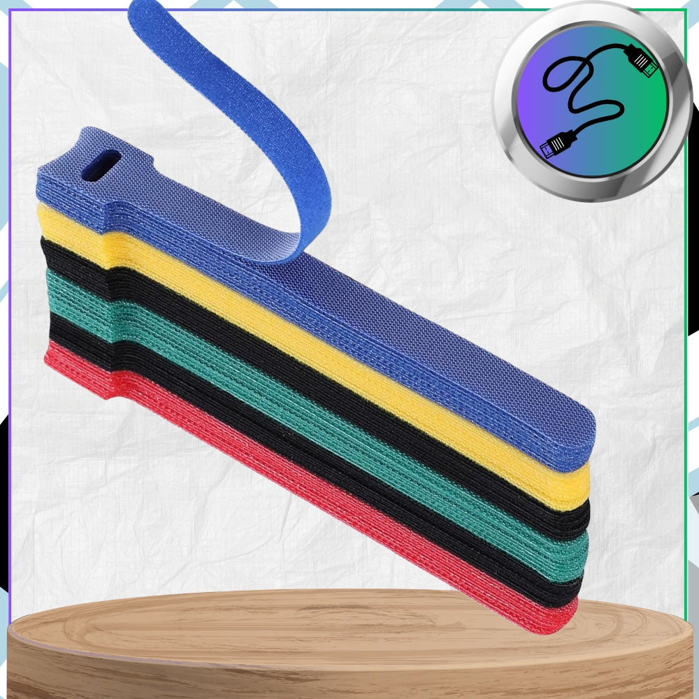 Band Cable Masker 100pcs Masking Cover Colorful Velcro Tape Color multicolor