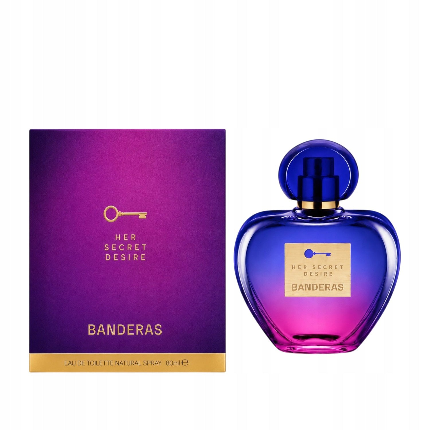 Banderas Her Secret Desire Eau De Toilette 80 ml