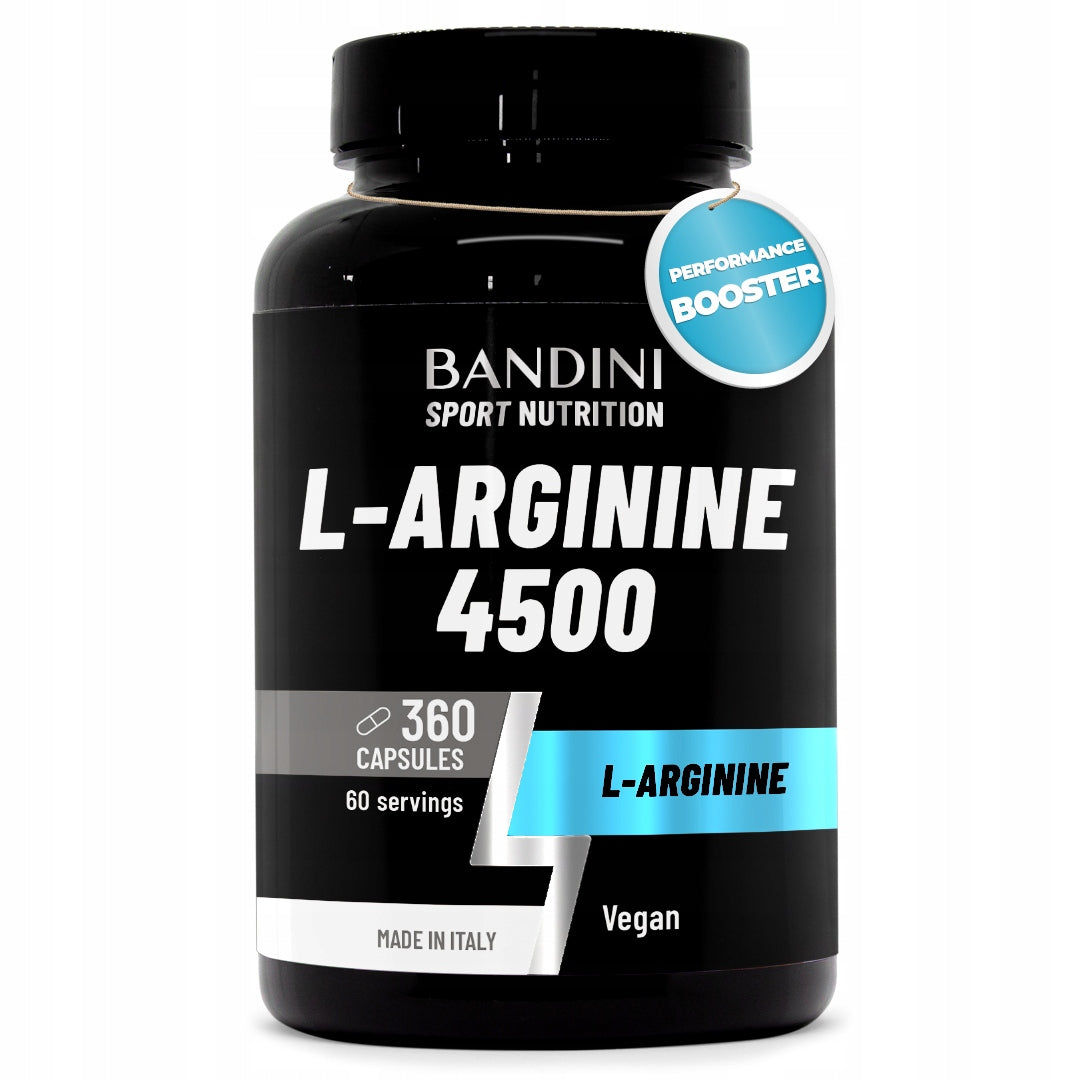 Bandini Arginine 360 Capsules Supplement, Pre-workout and Sport