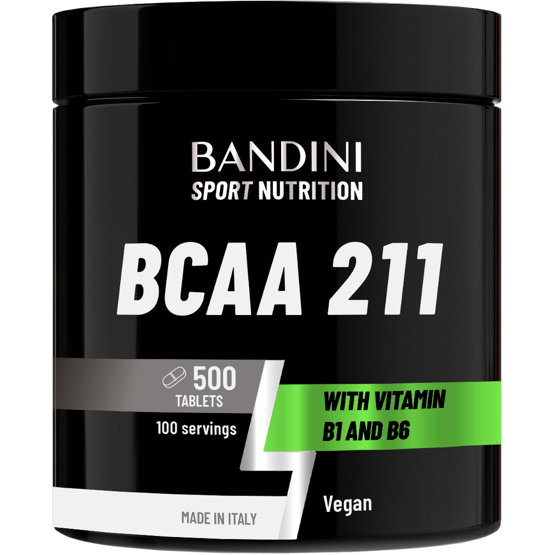 Bandini BCAA 2:1:1 3000mg per Serving | 500 Vegan Tablets Pre Workout