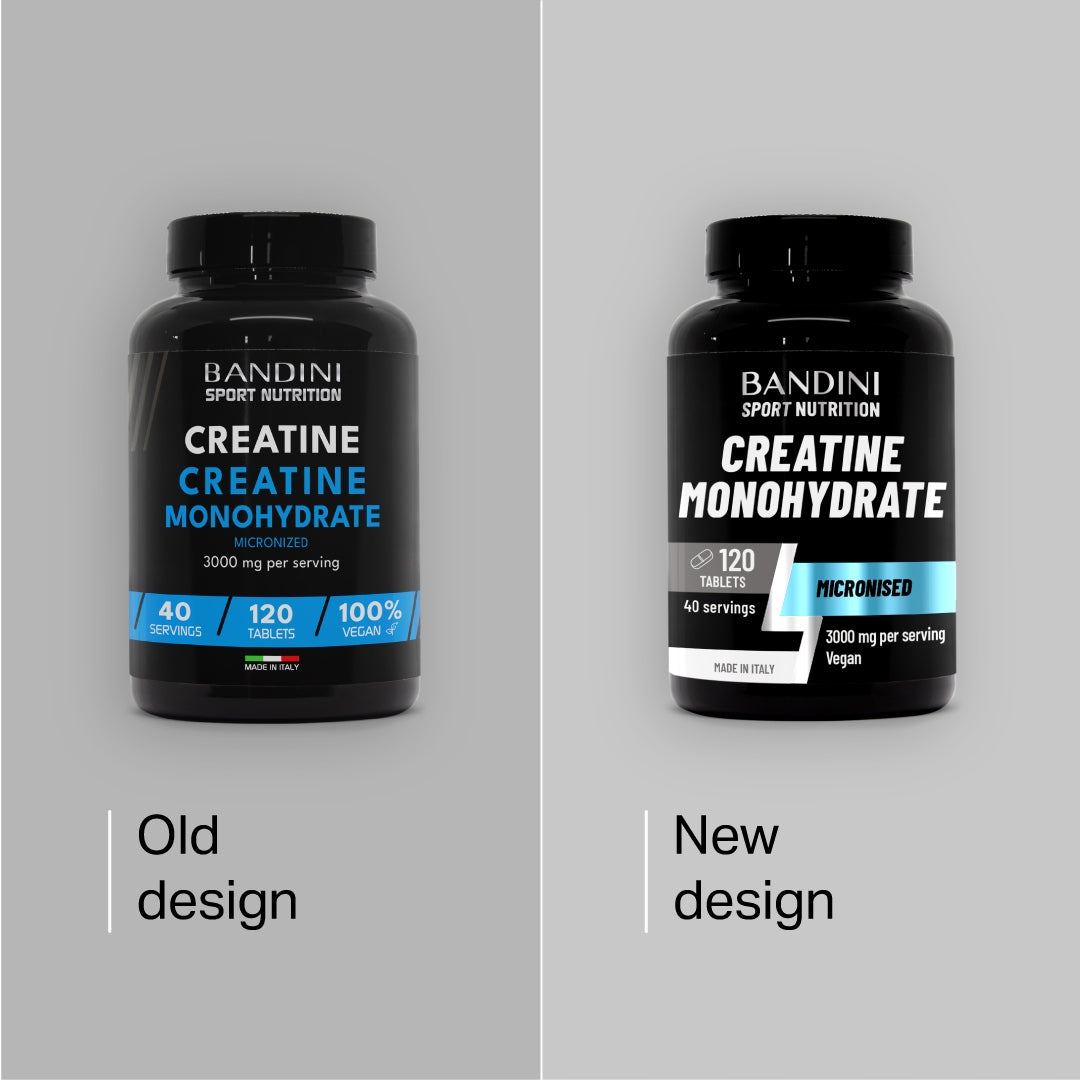 Bandini - Creatine Monohydrate Micronized MERCURY FREE 120 Tablets Expiration date at least 1 year from the date of purchase