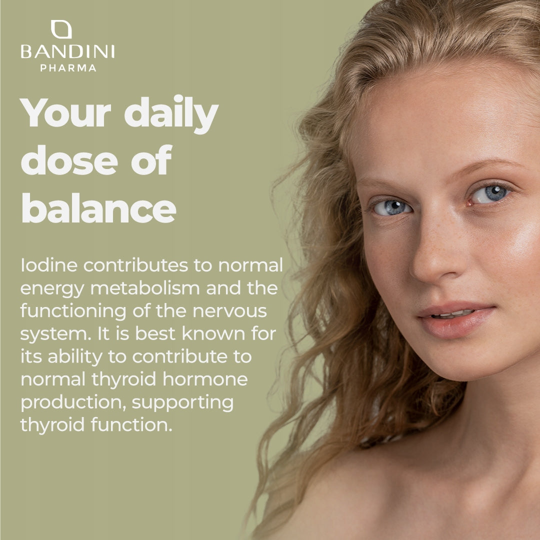 Bandini Iodine 400mcg 365 Vegan Tablets Potassium Iodide 400µg pro Tablet Brand no brand