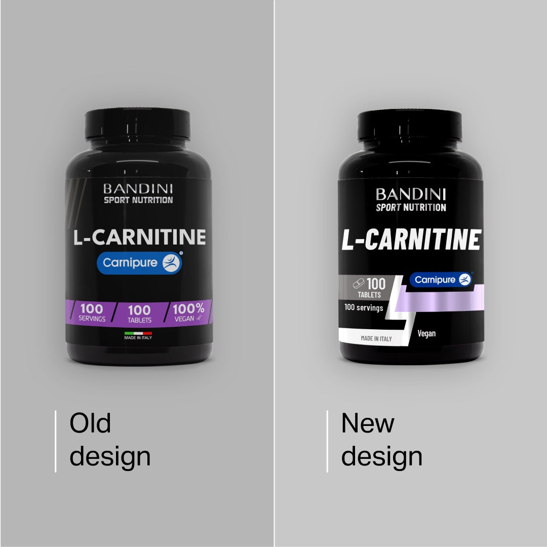 Bandini L-CARNITINE Carnipure | 100 Vegan Tablets 100 Days | High Strength Expiration date at least 1 year from the date of purchase