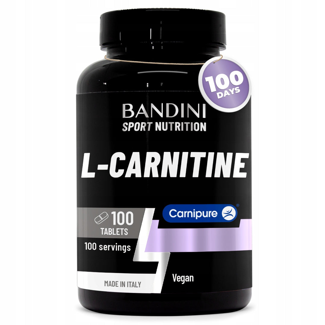 Bandini L-CARNITINE Carnipure | 100 Vegan Tablets 100 Days | High Strength