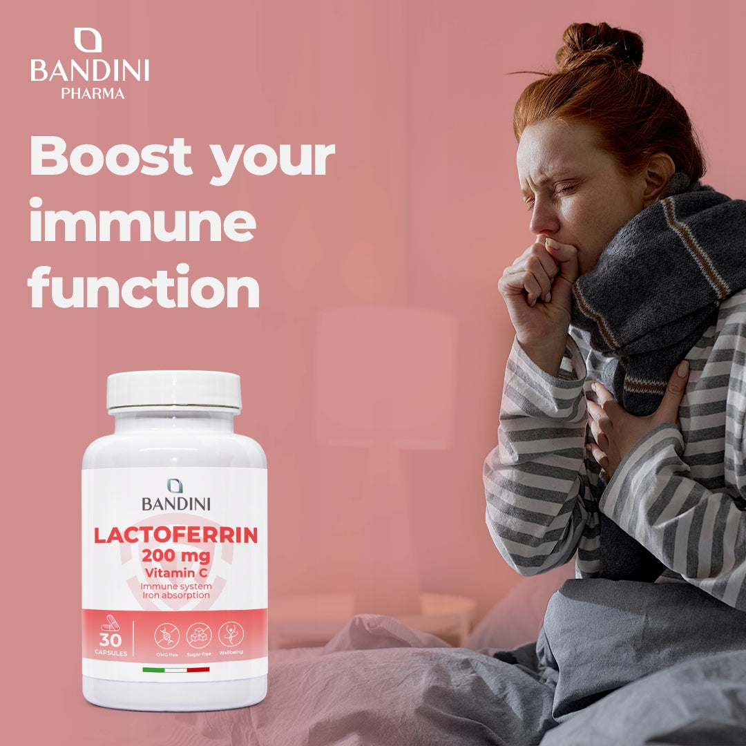 Bandini Lactoferrin 30 Capsules | 200mg Lactoferrin + 60mg Vitamin C Brand no brand