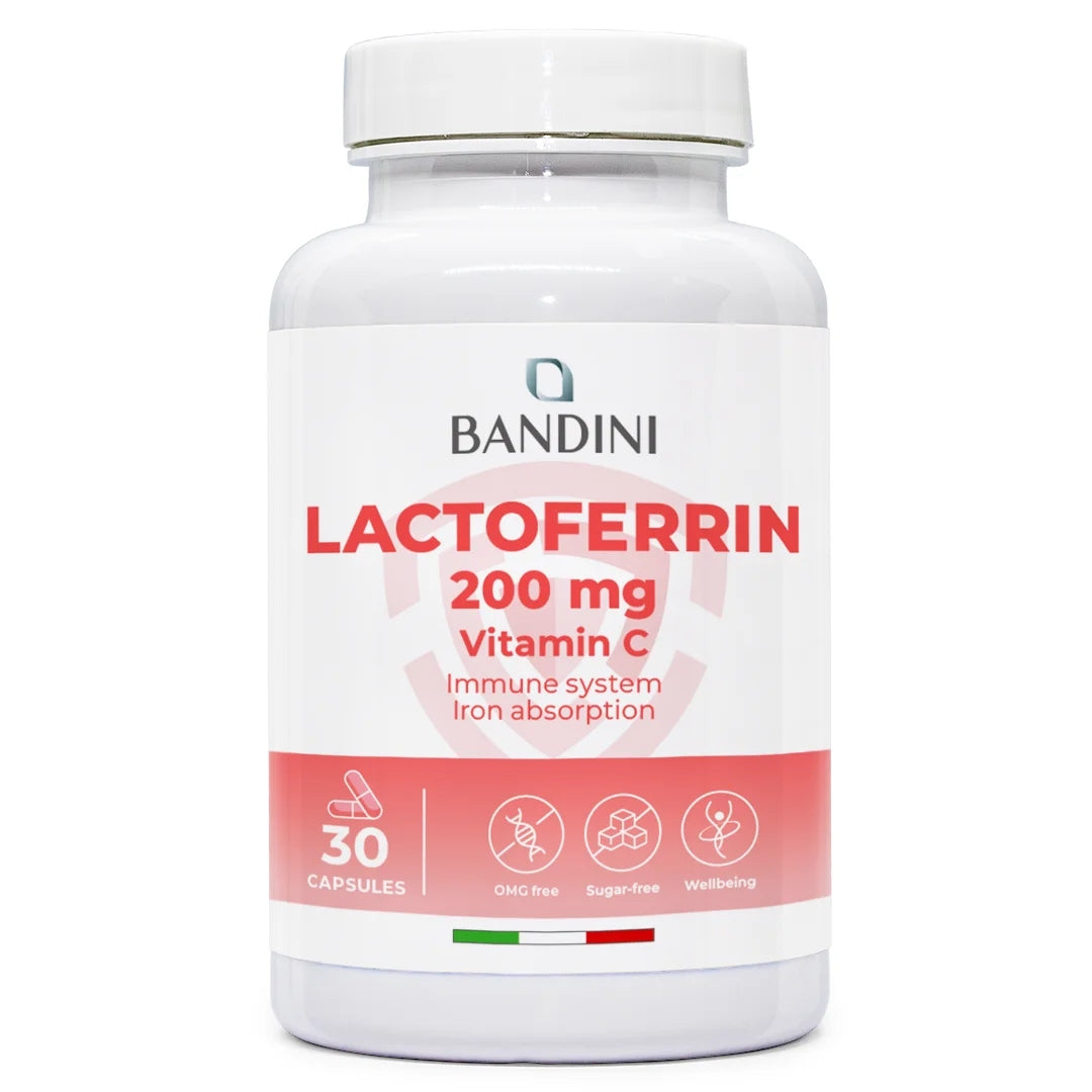 Bandini Lactoferrin 30 Capsules | 200mg Lactoferrin + 60mg Vitamin C