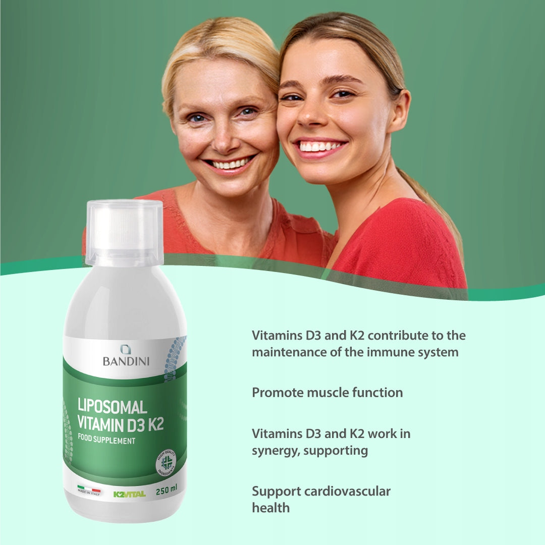 Bandini Liposomal Vitamin D3 K2 High-Dosage Immune System Support 250 ml EAN (GTIN) 8033162421699