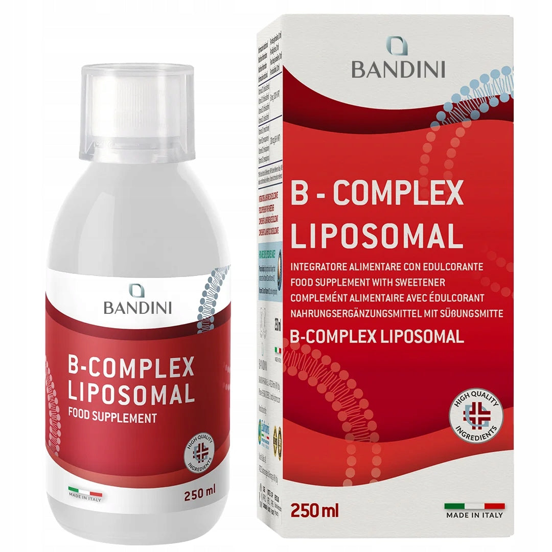 Bandini Liquid Liposomal Vitamin B Complex 250ml - High Dose Group B Vit.