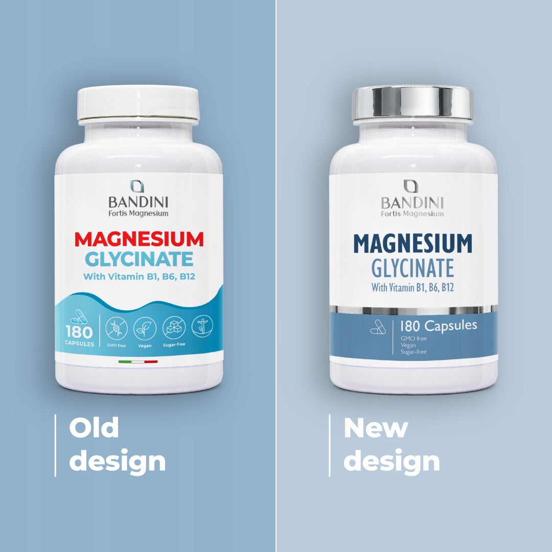 Bandini Magnesium Bisglycinate-350 mg Magnesium Chelate 180 Vegan Capsules Brand no brand