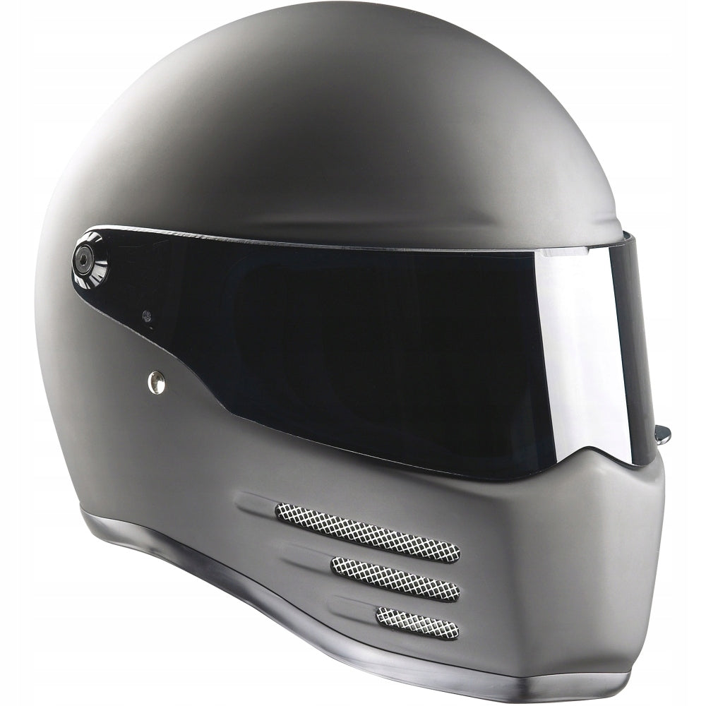 Bandit Fighter Dull Black XL Motorcycle Helmet