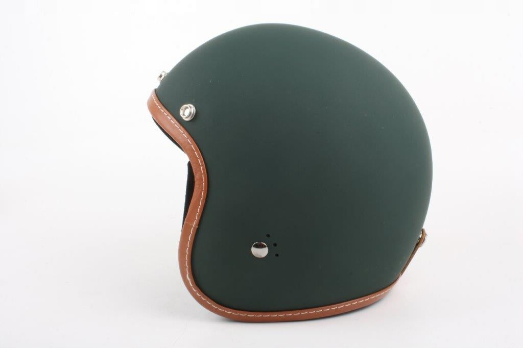 Bandit Premium Jet Open Face Helmet - British Racing Green - Size S Manufacturer no brand
