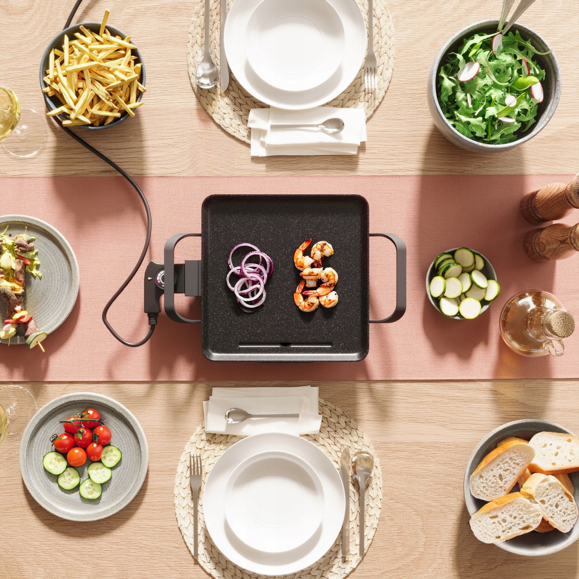 Barbecue electric grill Tristar BP-2666 black 800 W Packaging status original