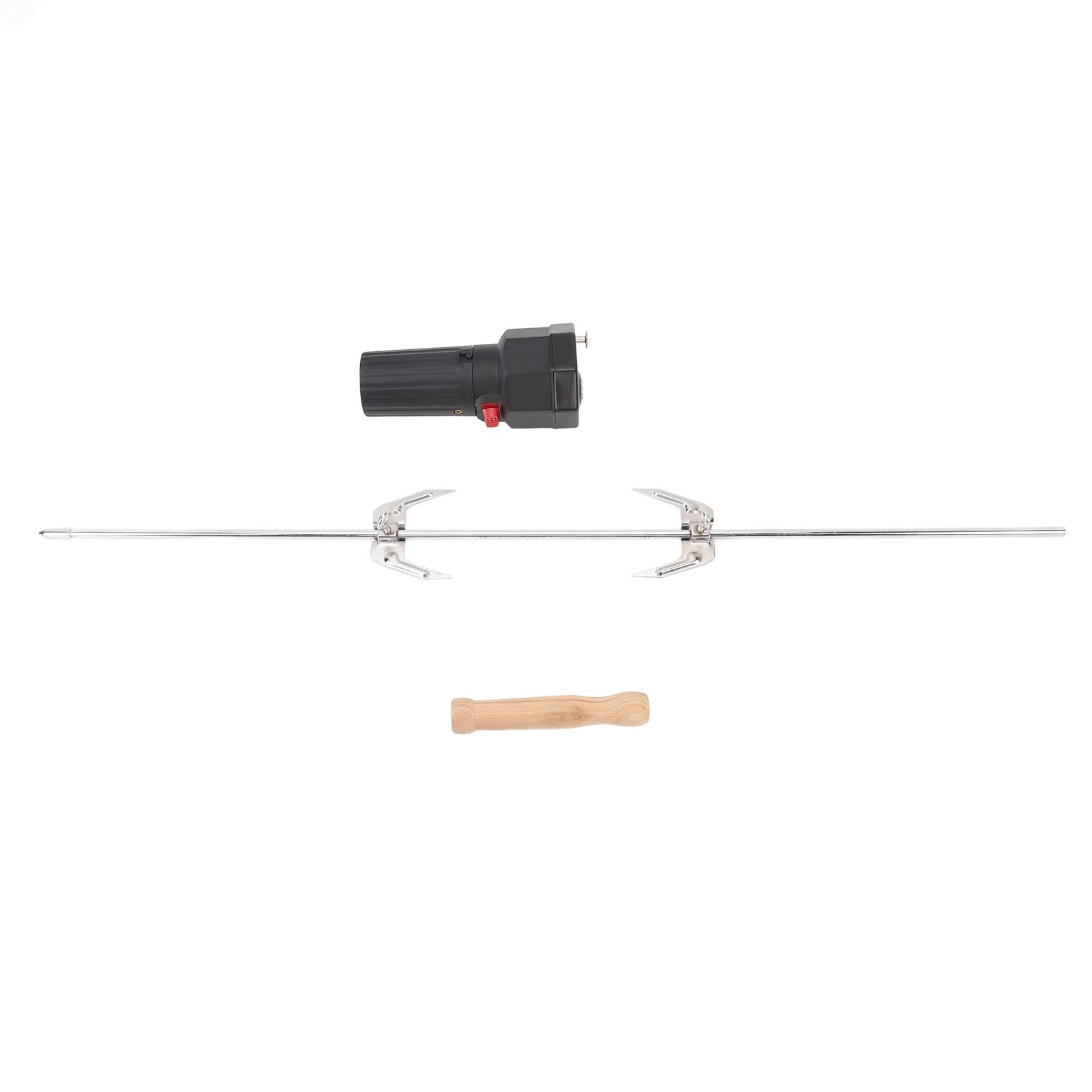 Barbecue set with spit with electric motor Powered by A9 Brand no brand