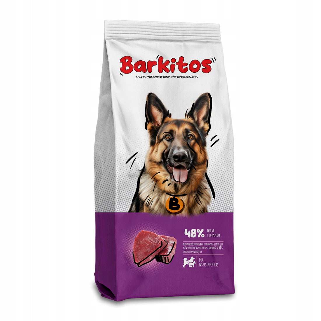 Barkitos beef with rice 18 kg