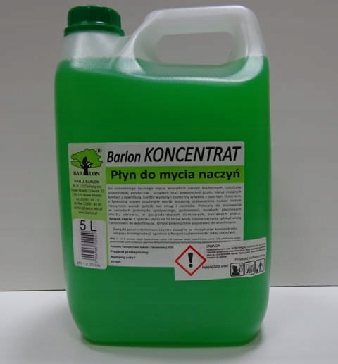 Barlon Concentrate dishwashing liquid 5L efficient effectively removes grease