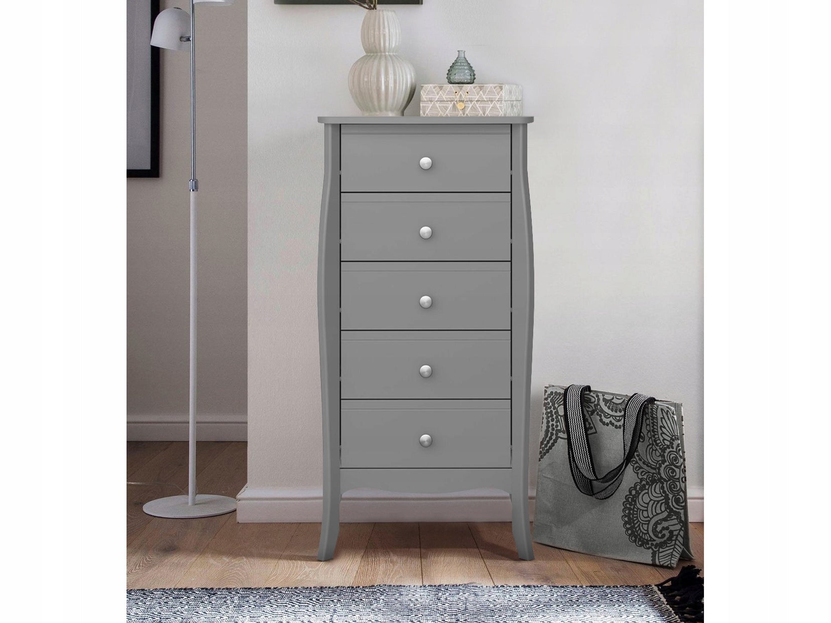Kommode Notio Living Barock 51, grau 